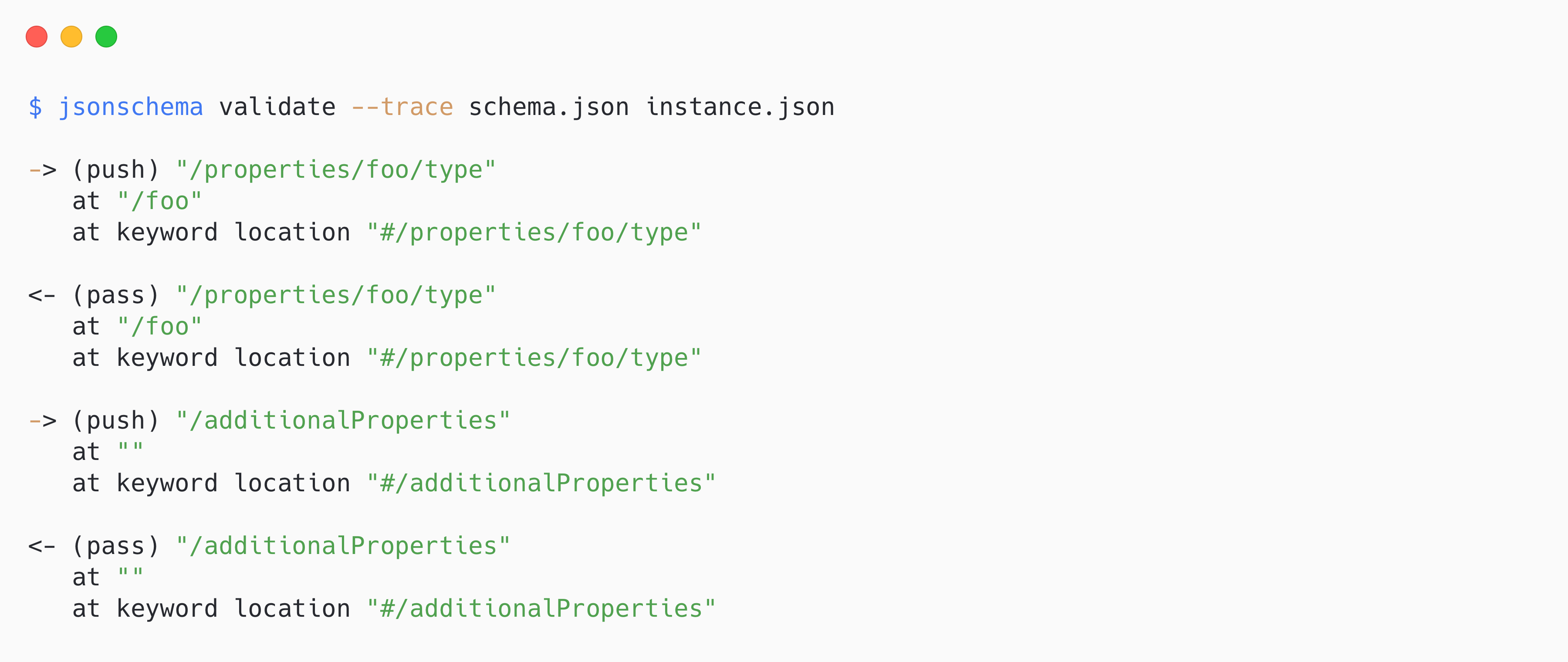 JSON Schema CLI